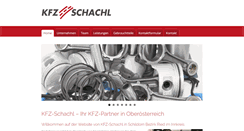 Desktop Screenshot of kfz-schachl.at