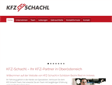 Tablet Screenshot of kfz-schachl.at